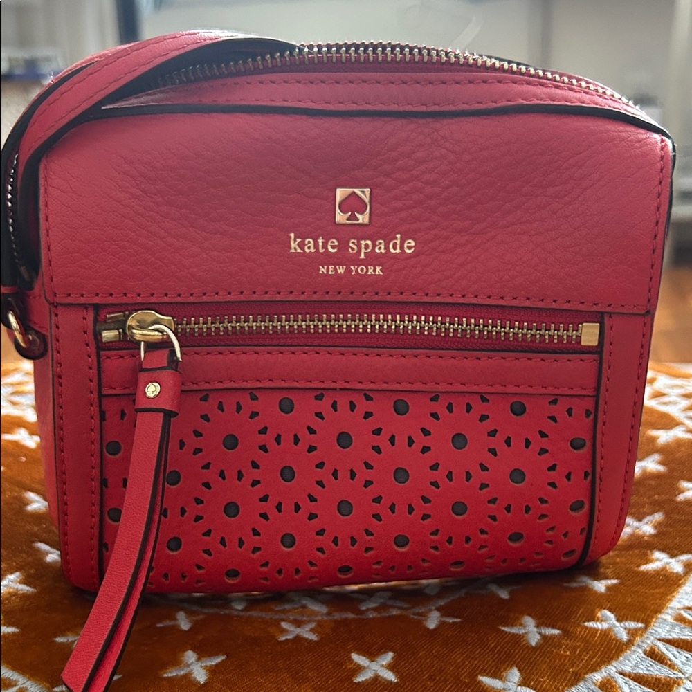 Kate Spade Vibrant Red Crossbody Bag
